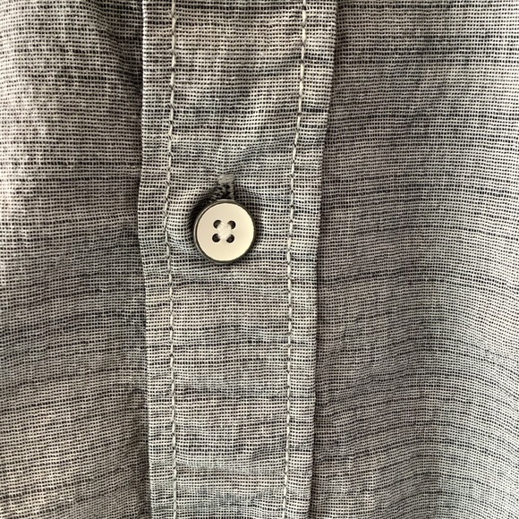 PD&C Paper Denim & Cloth Mens Blue Short Sleeve Button Up Shirt 2X - Picture 2 of 12